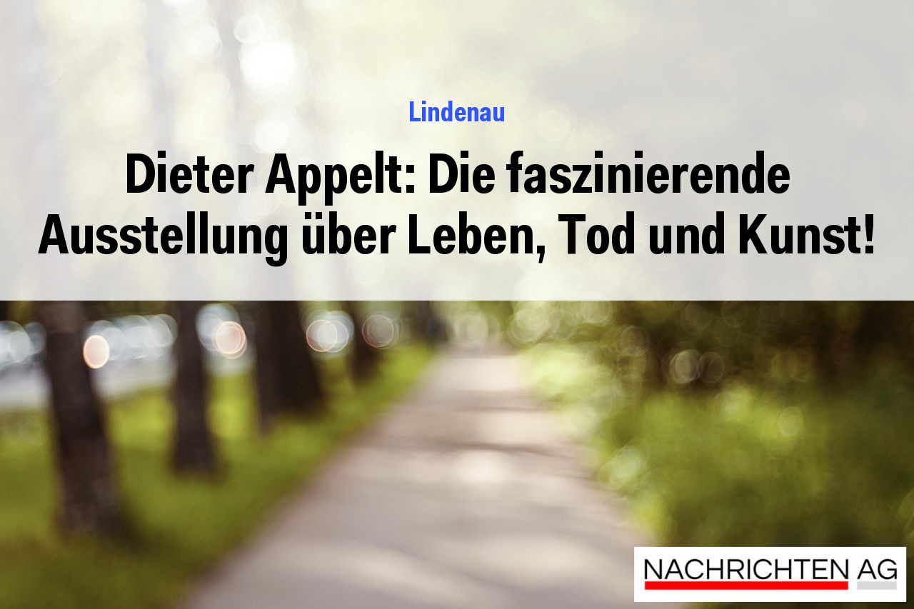 Dieter Appelt: Die faszinierende Ausstellung über Leben, Tod und Kunst!