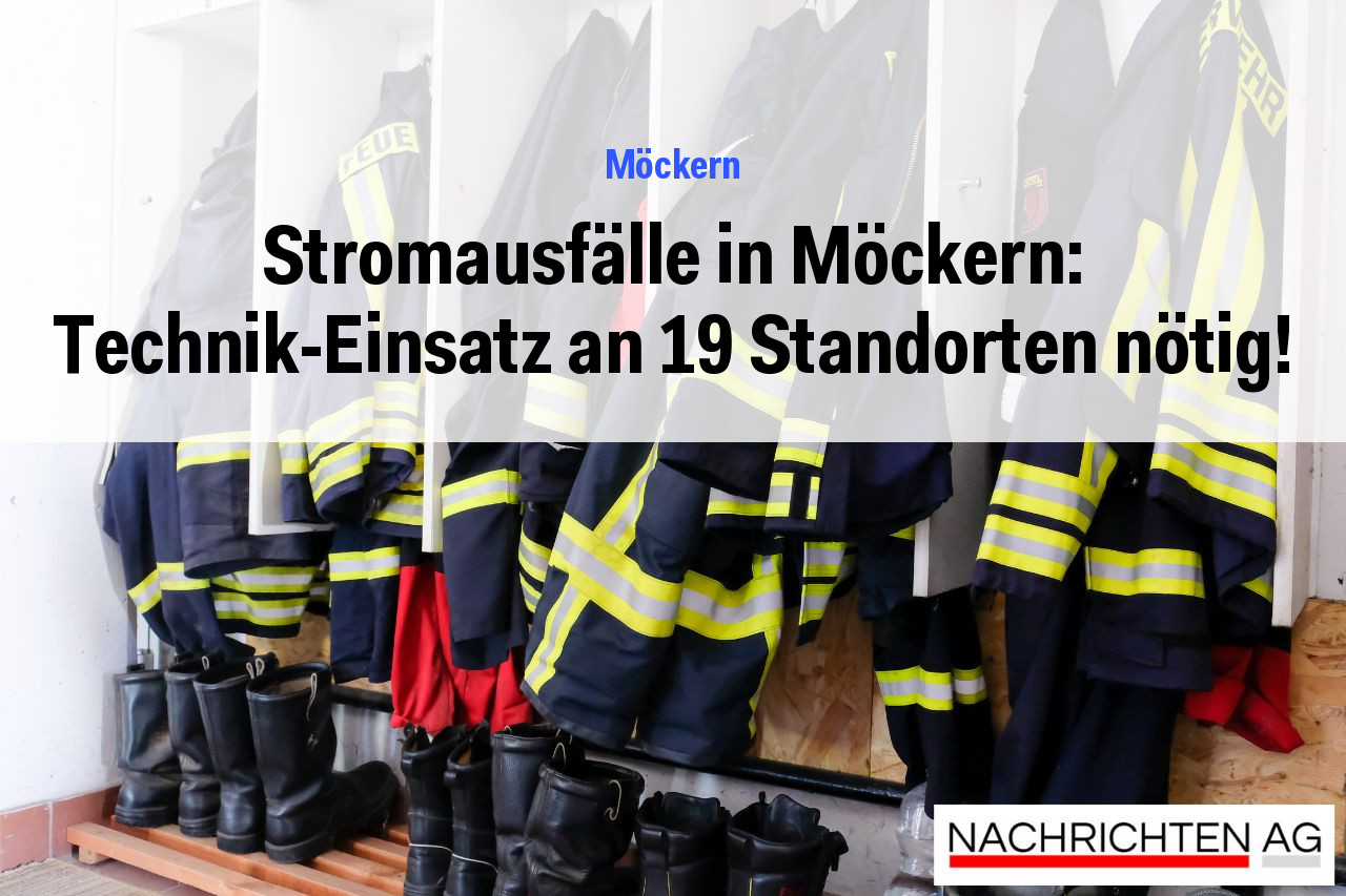 Stromausfälle in Möckern: Technik-Einsatz an 19 Standorten nötig!